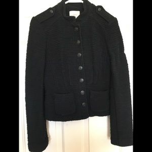 Cropped blazer black